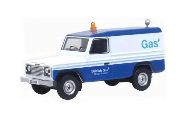 Oxford 1/76 Land Rover Defender Lwb British Gas (OO Scale) - Hobbytech Toys