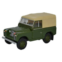 Oxford 1/76 Land Rover Series II SWB Canvas Reme (OO Scale) - Hobbytech Toys