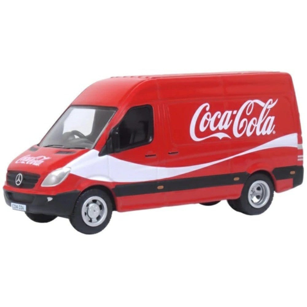 Oxford 1/76 Mercedes Sprinter Coca Cola (OO Scale) - Hobbytech Toys