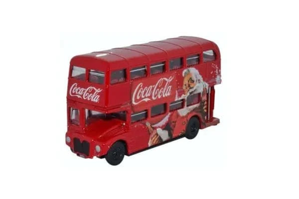 Oxford 1/76 Routemaster Coca Cola Xmas (OO Scale) - Hobbytech Toys