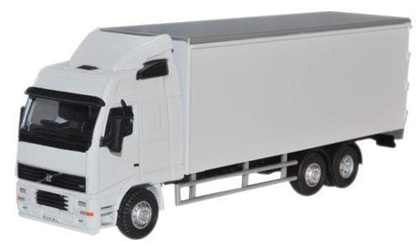Oxford 1/76 White Volvo Fh Box Lorry (OO Scale) - Hobbytech Toys