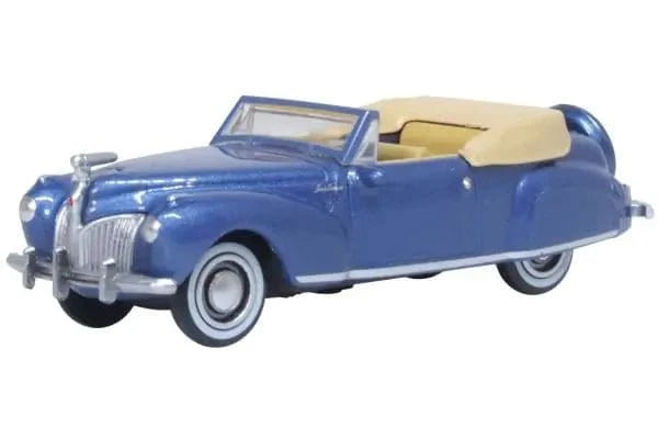 Oxford 1/87 Darian Blue & Tan Lincoln Continental 1941 (HO Scale) - Hobbytech Toys