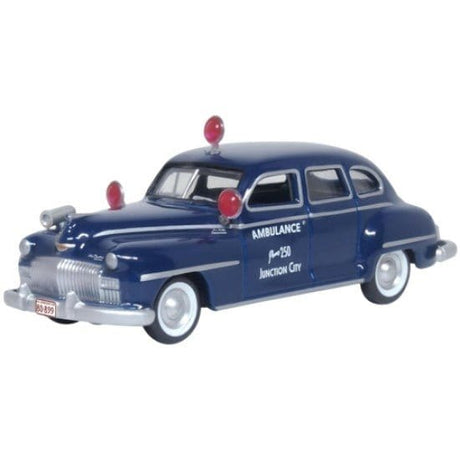 Oxford 1/87 Junction City Ambulance Desoto Suburban 1946/8 (HO Scale) - Hobbytech Toys