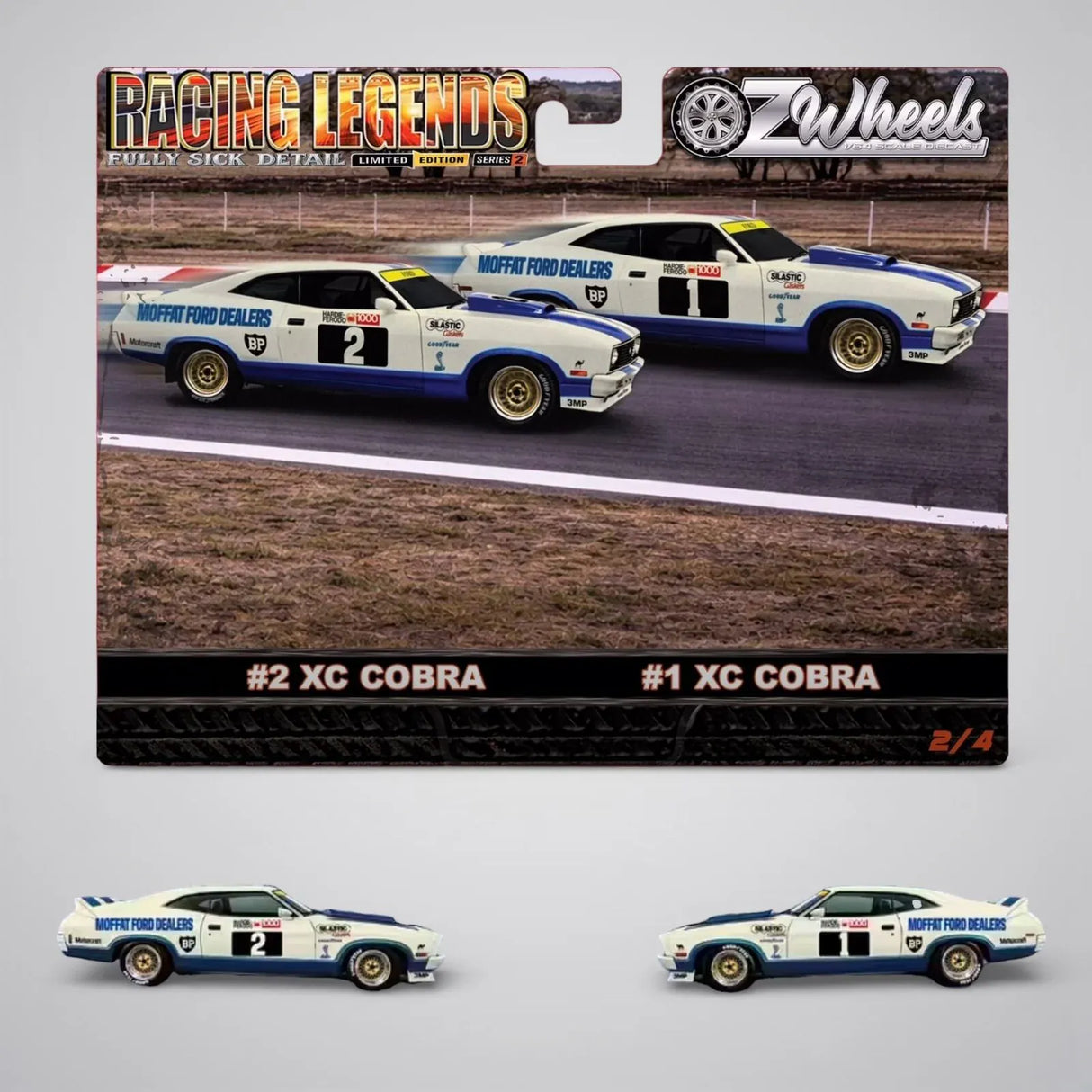 OZ Wheels 1/64 Ford XC Falcon Cobra Bathurst FSD Twin Pack