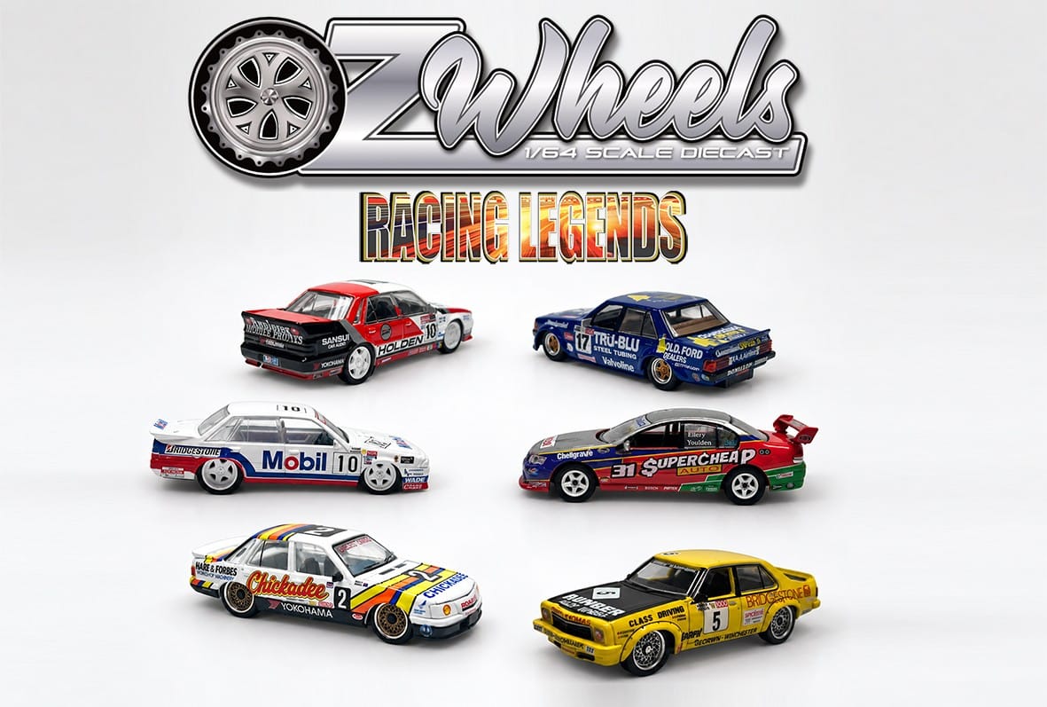 Oz Wheels 1/64 FSD2 Racing Legends - Sealed Box (12 Cars Included)