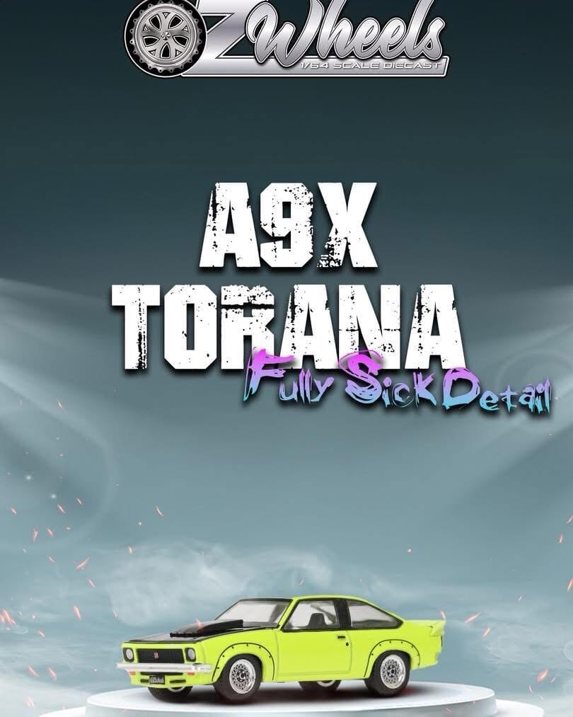 Oz Wheels 1/64 Holden A9X Torana Diecast Model