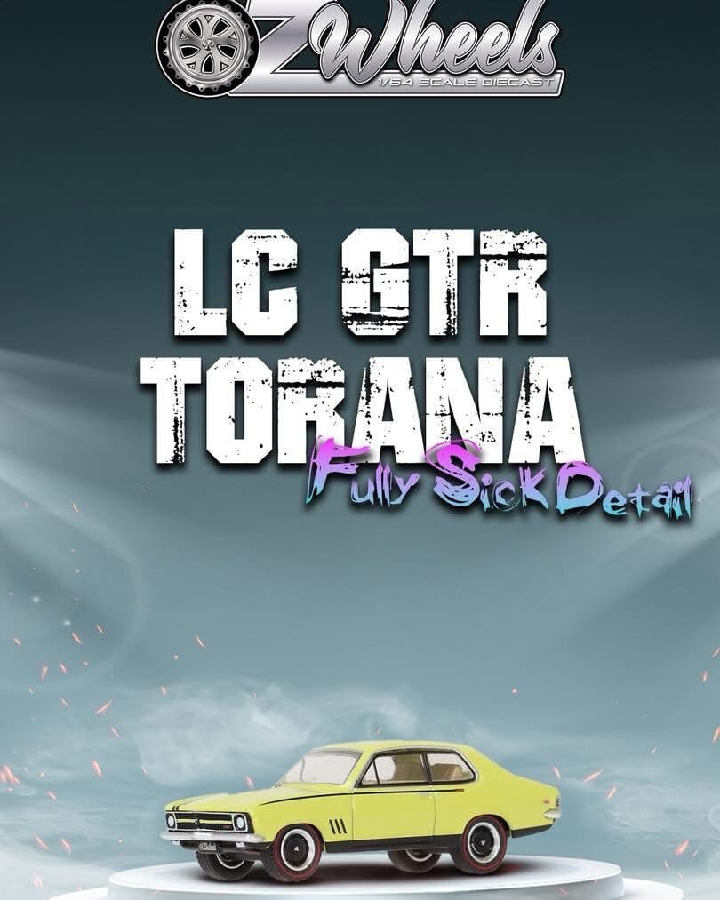 Oz Wheels 1/64 Holden LC GTR Torana Diecast Model