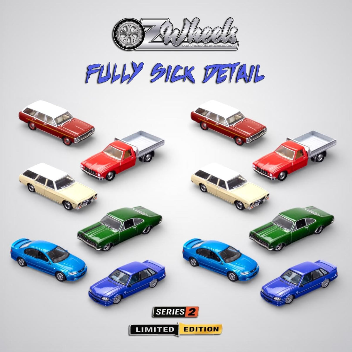 OZ Wheels 1/64 Fully Sick Detail FSD - Series 2 Sealed Box (12pc Box ...