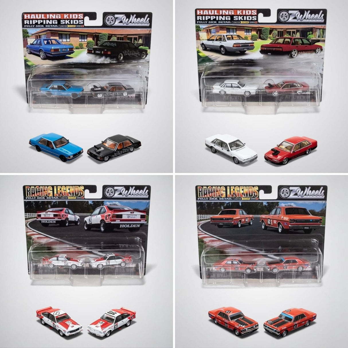 OZWheels 1/64 FSD Twin Sets - Sealed Box (8x Twin Packs)