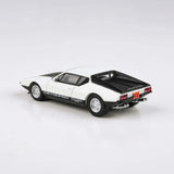 Para64 1/64 1972 De Tomaso Pantera White / Black Diecast Model Car