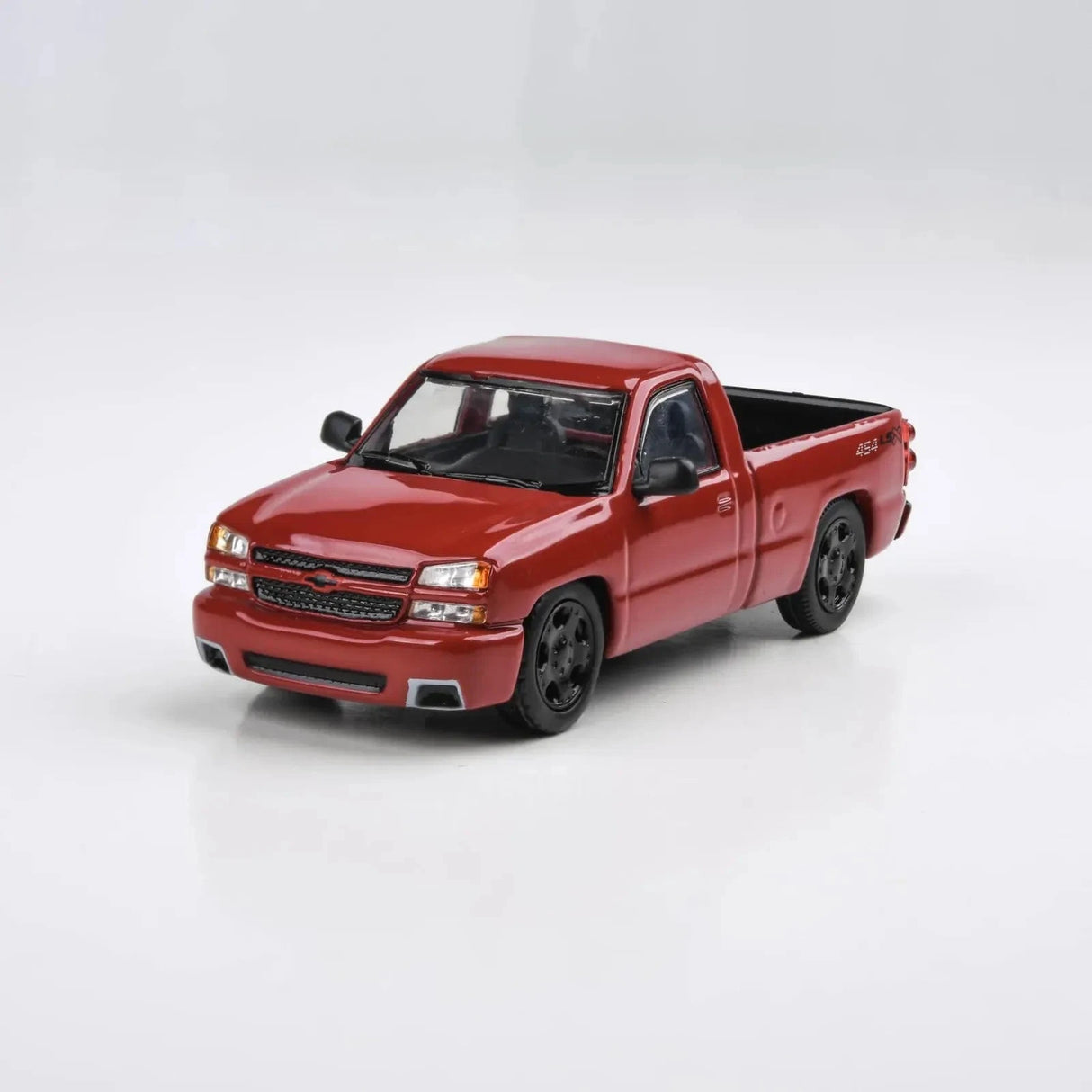Para64 1/64 2006 Chevrolet Silverado Single Cab Victory Red Diecast Model Car