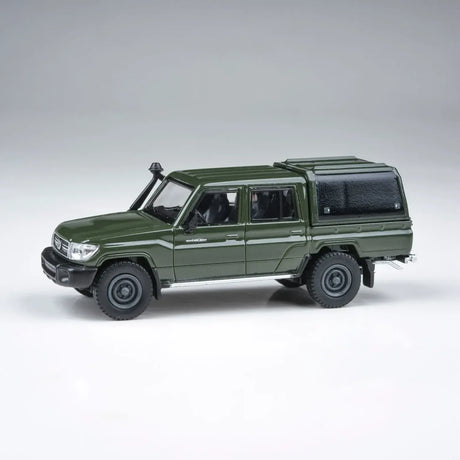 Para64 1/64 2014 Toyota Land Cruiser Dbl Cab Pickup LC79 Military Green RHD