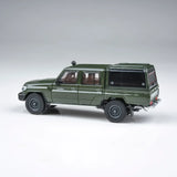 Para64 1/64 2014 Toyota Land Cruiser Dbl Cab Pickup LC79 Military Green RHD