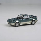 Para64 1/64 Toyota MR2 MK1 Green/Gold RHD Diecast Model Car