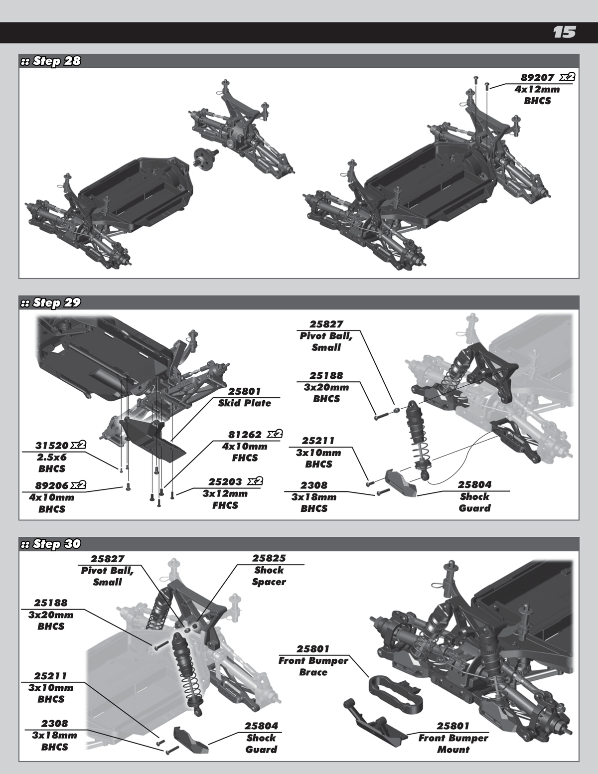 Associated MT10 Shock Tower & Shock Assembly