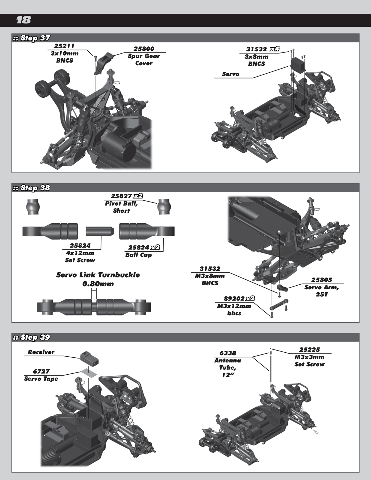 Associated MT10 Spur Gear Cover & Electronics Assembly