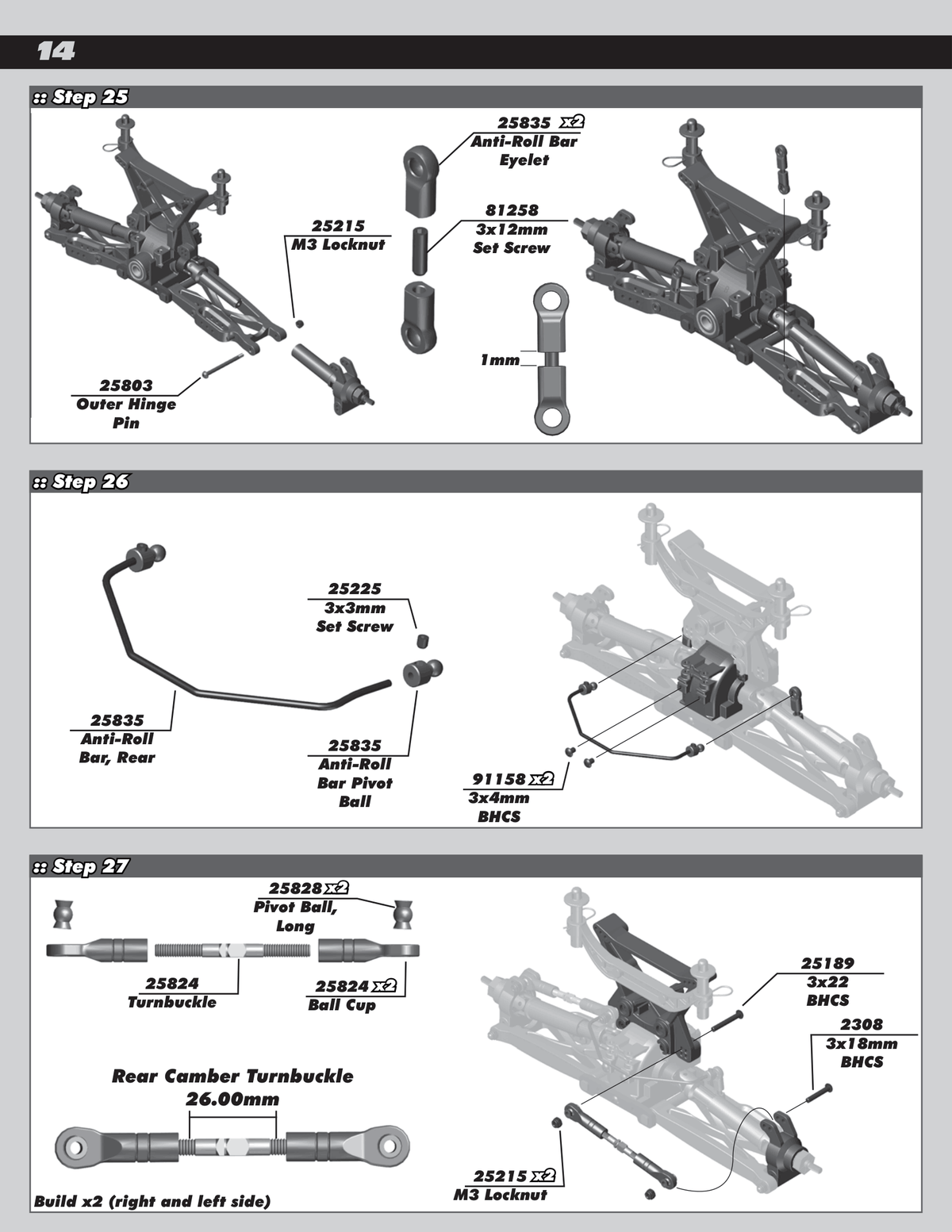Associated MT10 Rear Assembly