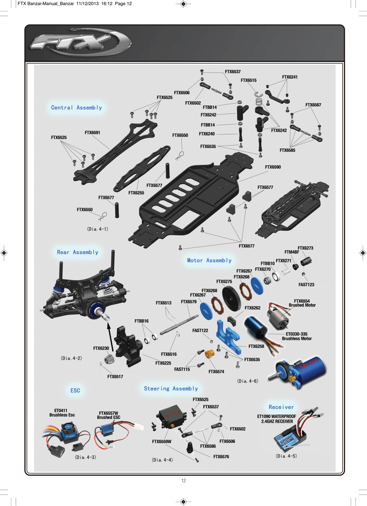 FTX Banzai Chassis & Internals