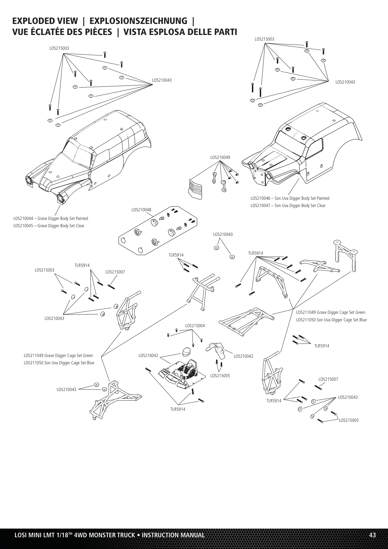 Losi Mini LMT Body