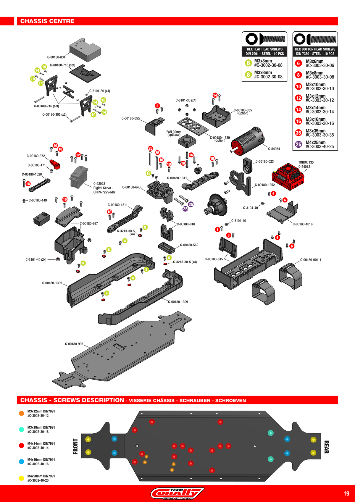 Team Corally Kagama 10 XL4S Chassis