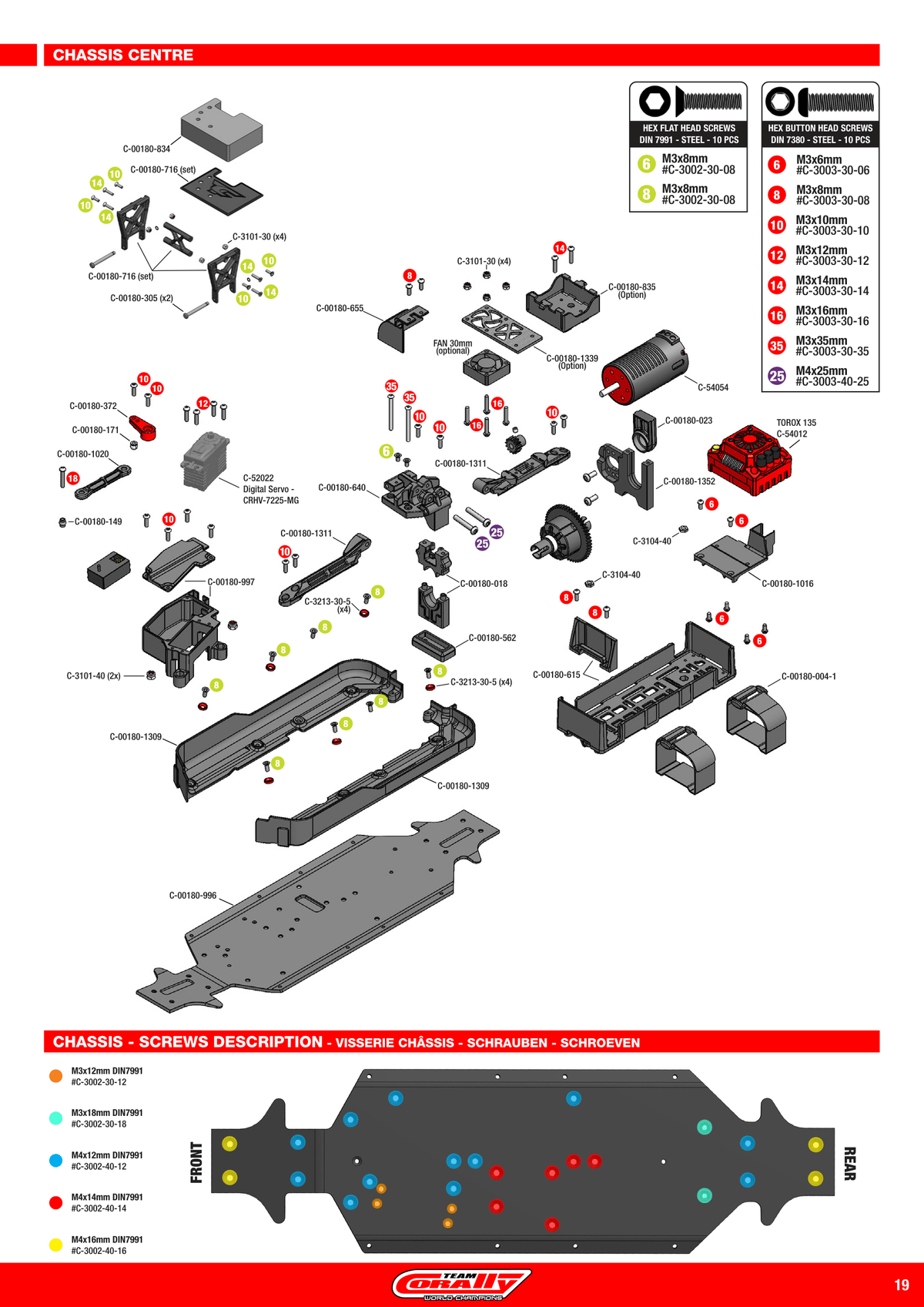 Team Corally Punisher 10 XL4S Chassis