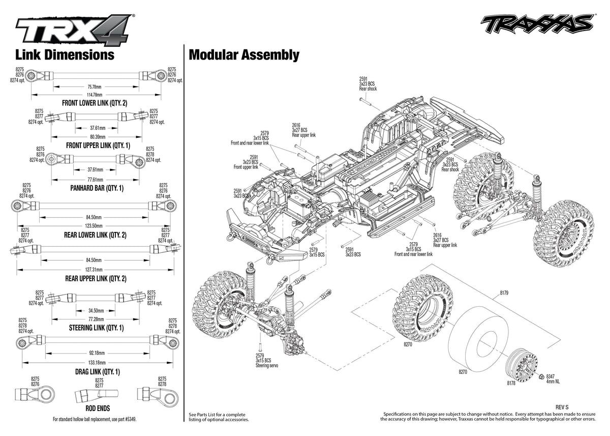 Traxxas TRX-4 Sport Modular Assembly
