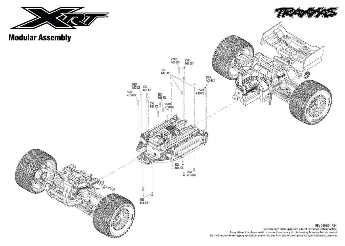 Traxxas XRT 78086-4 Modular Assembly