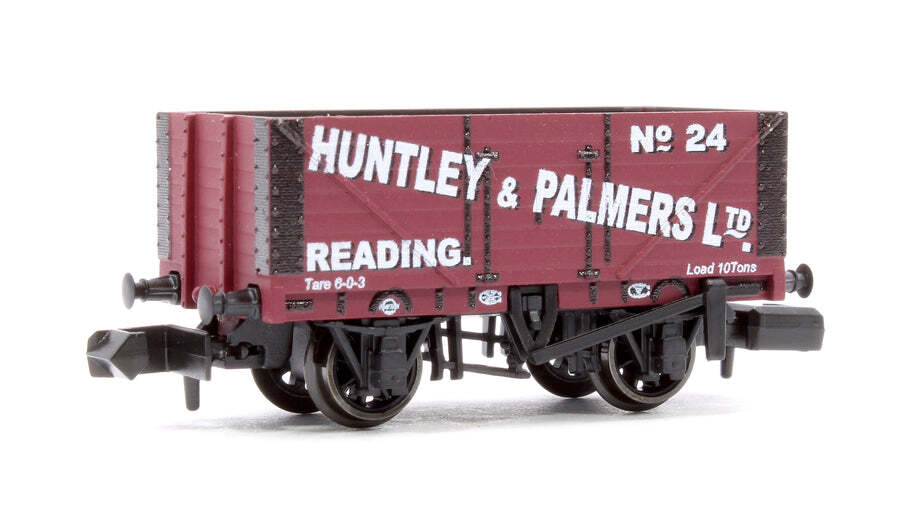 Peco N Scale 9ft 7 - Plank Open Wagon Huntley And Palmers No.24 [NR7010P] - Hobbytech Toys