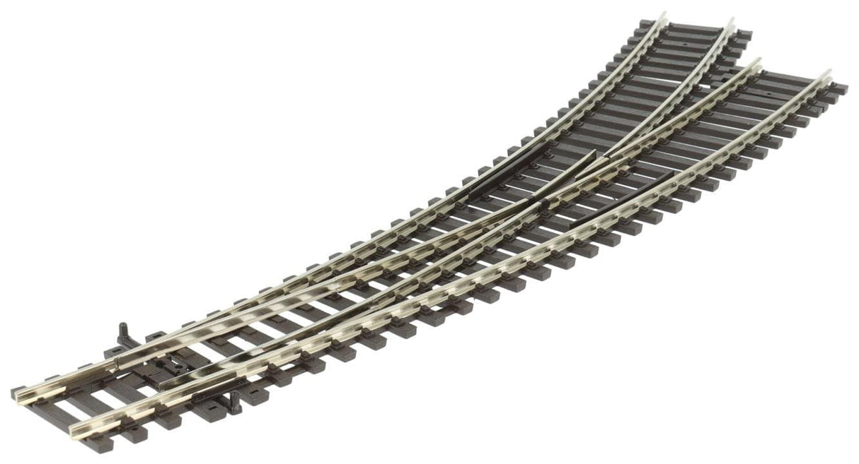 Peco SLU77 Streamline OO/HO Code 100 Curved Left Hand Turnout - Hobbytech Toys
