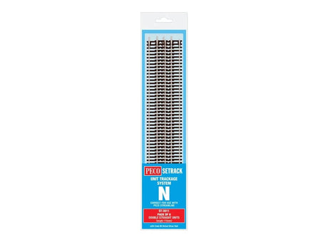 Peco ST-3011 N Scale Code 80 Double Straight (8pcs) - Hobbytech Toys