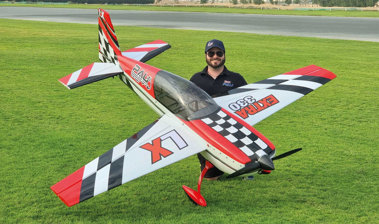 Performance Aircraft Unlimited Extra 330LX 120cc 2.6m ARF - Racing Scheme**