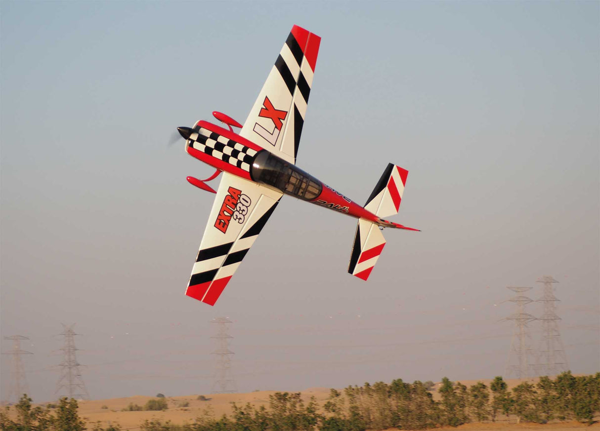 Performance Aircraft Unlimited Extra 330LX 120cc 2.6m ARF - Racing Scheme**