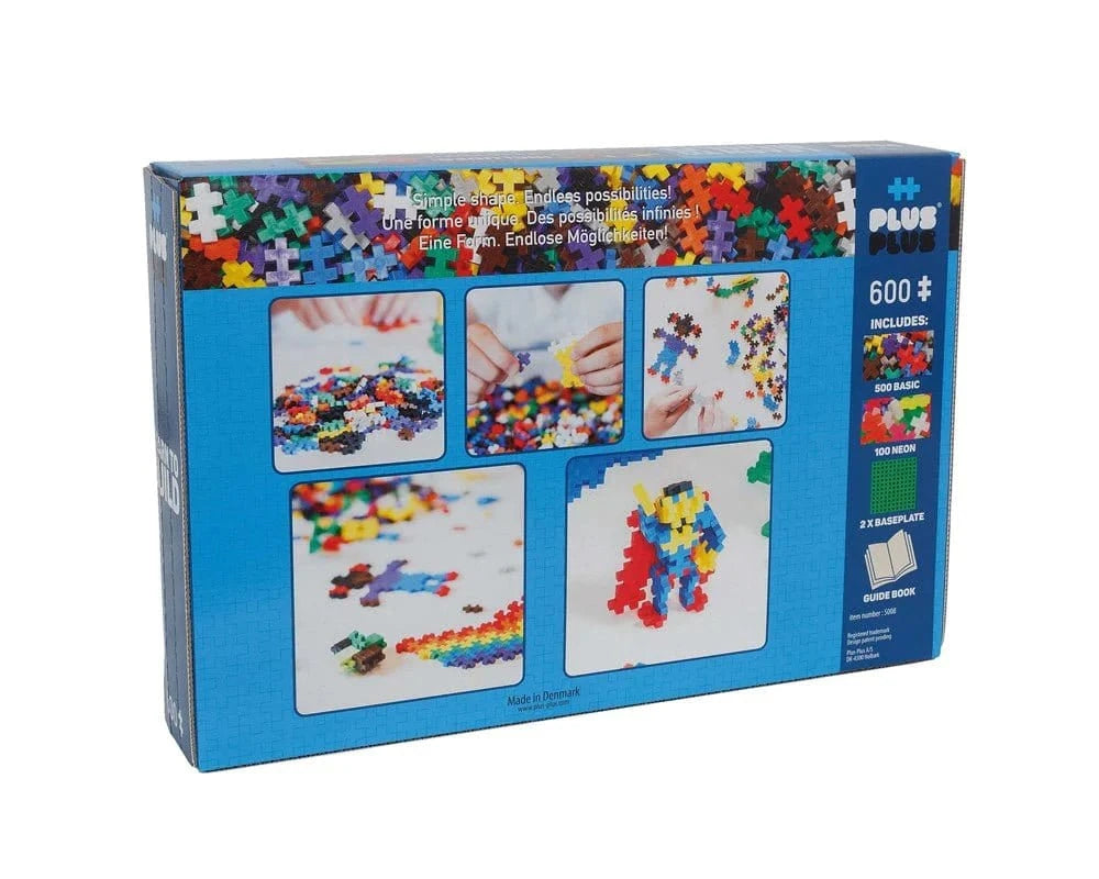 Plus - Plus - Basic - Learn to Build - 600 pcs - Hobbytech Toys