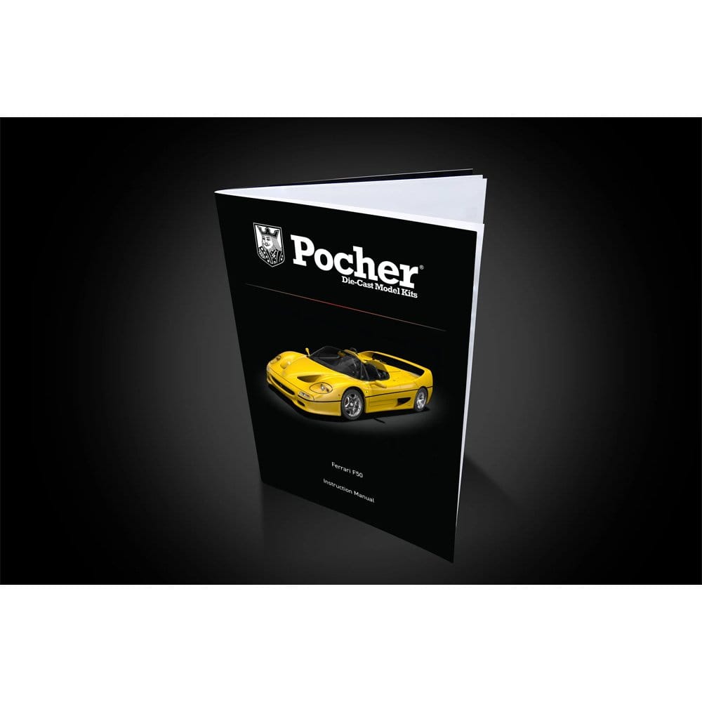 Pocher 1/8 Ferrari F50 Giallo Modena Diecast Model Kit [HK62]
