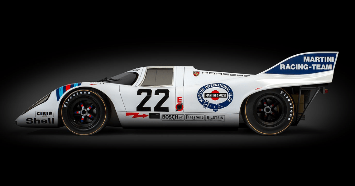 Pocher 1/8 Porsche 917KH 1971 Le Mans Winner – MARTINI Edition Diecast Model Kit [HK112] - Hobbytech Toys