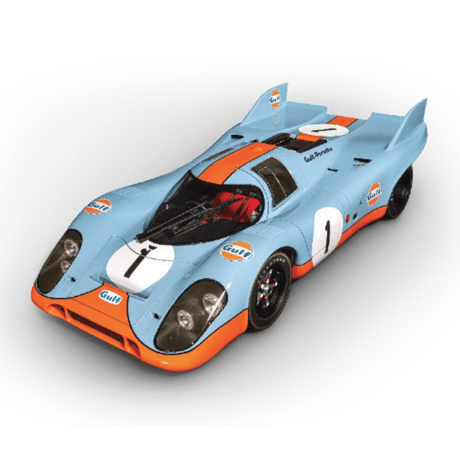 Pocher HK118 1/8 Porsche 917K Gulf Edition - Metal Model Kit - Hobbytech Toys