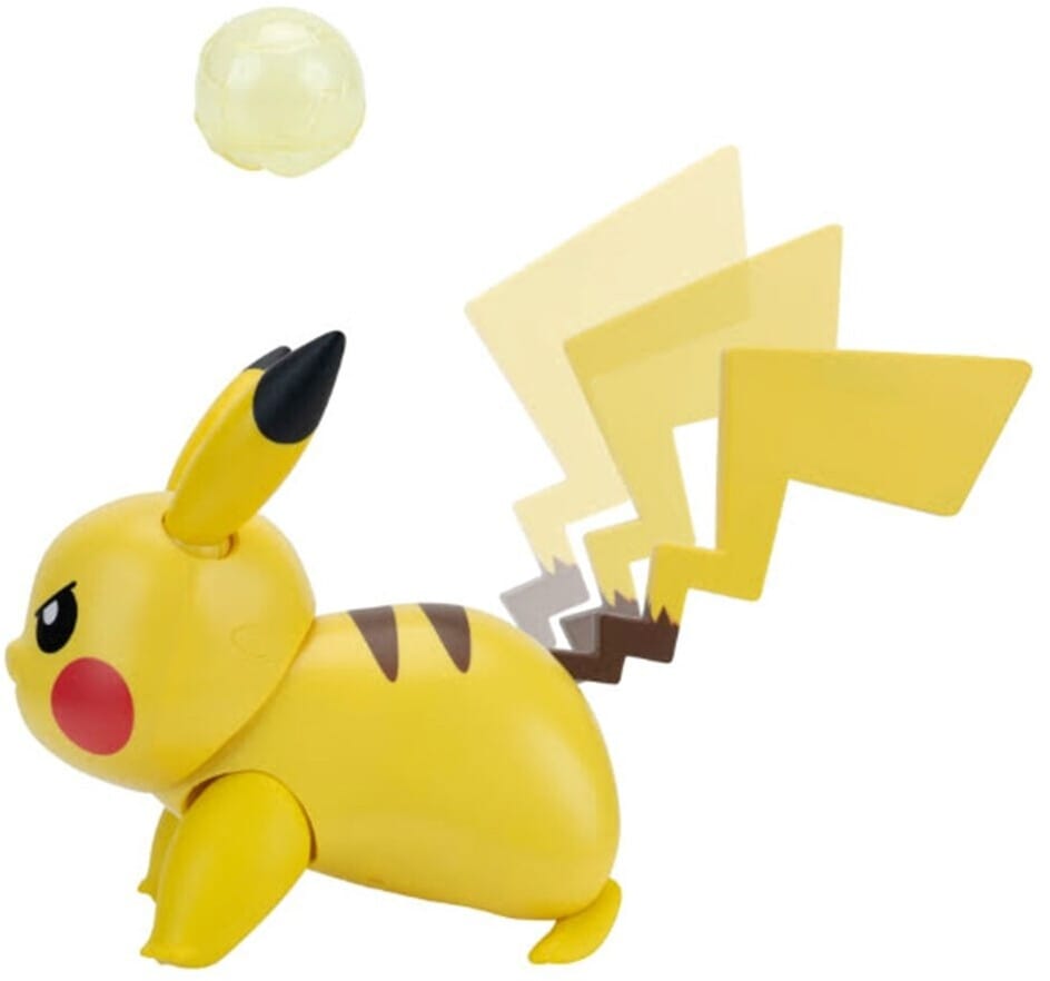 Pokemon  Deluxe Feature Figure - Battle Action Pikachu