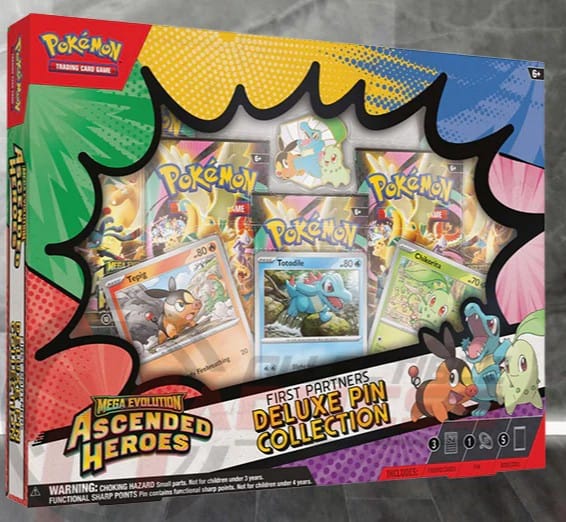 Pokemon TCG Mega Evolution Ascended Heroes Deluxe Pin Collection