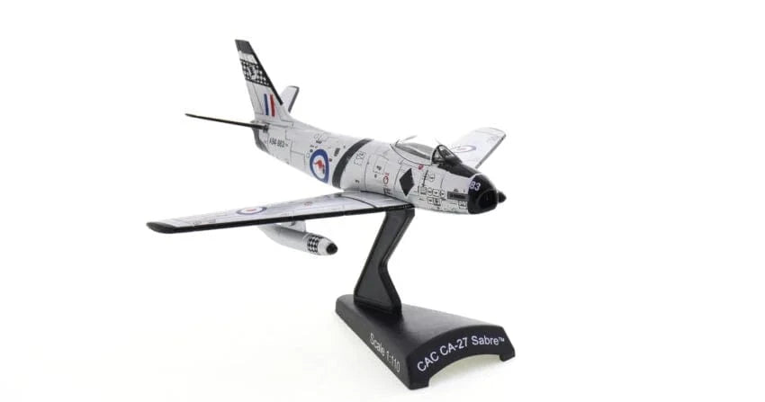 Postage Stamp 1/110 RAAF CAC-27 Sabre Diecast Model