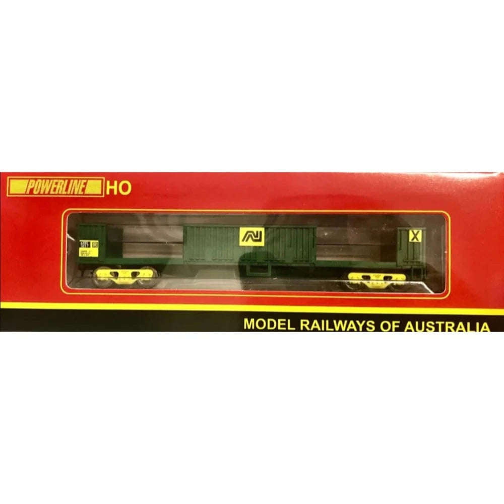 Powerline HO Scale AKBX-529E AN Green Open Wagon [PD-613C-529]