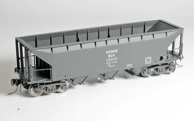 Powerline HO Scale BCH Bogie Coal Hopper 28909 [PC - 100C] - Hobbytech Toys