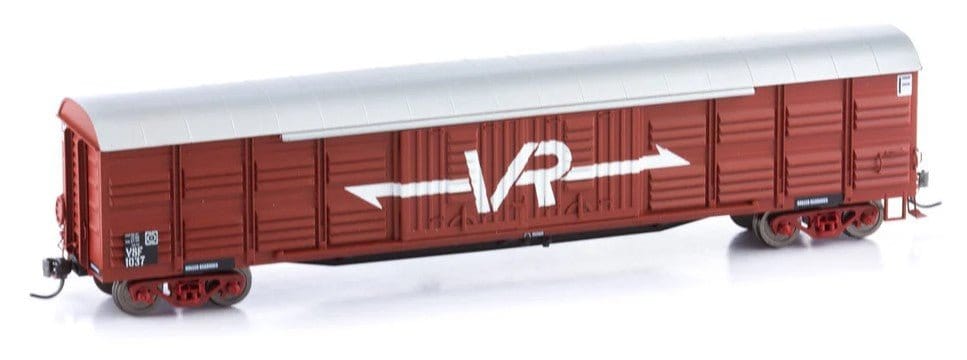 Powerline HO Scale VSF Louvre Van VSF - 1037 Red [PD - 203A - 1037] - Hobbytech Toys