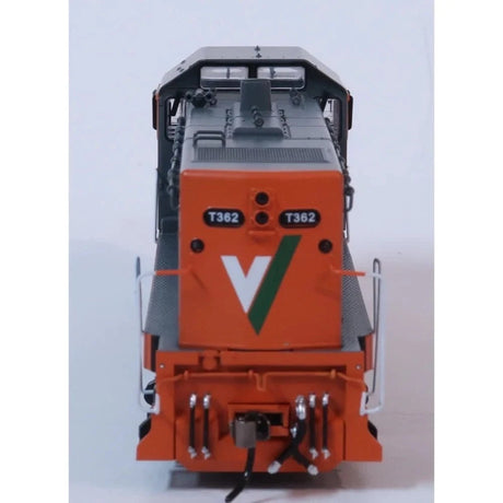 Powerline PTDS2 - 2 - 362 HO Scale V/Line Tangerine and Grey T - Class Series 2 (T3) T362 with Cut Away Valance (DCC/Sound) - Hobbytech Toys