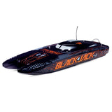 Pro Boat Blackjack 42 Brushless 8S Catamaran, RTR, Black / Orange