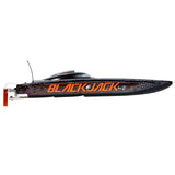 Pro Boat Blackjack 42 Brushless 8S Catamaran, RTR, Black / Orange