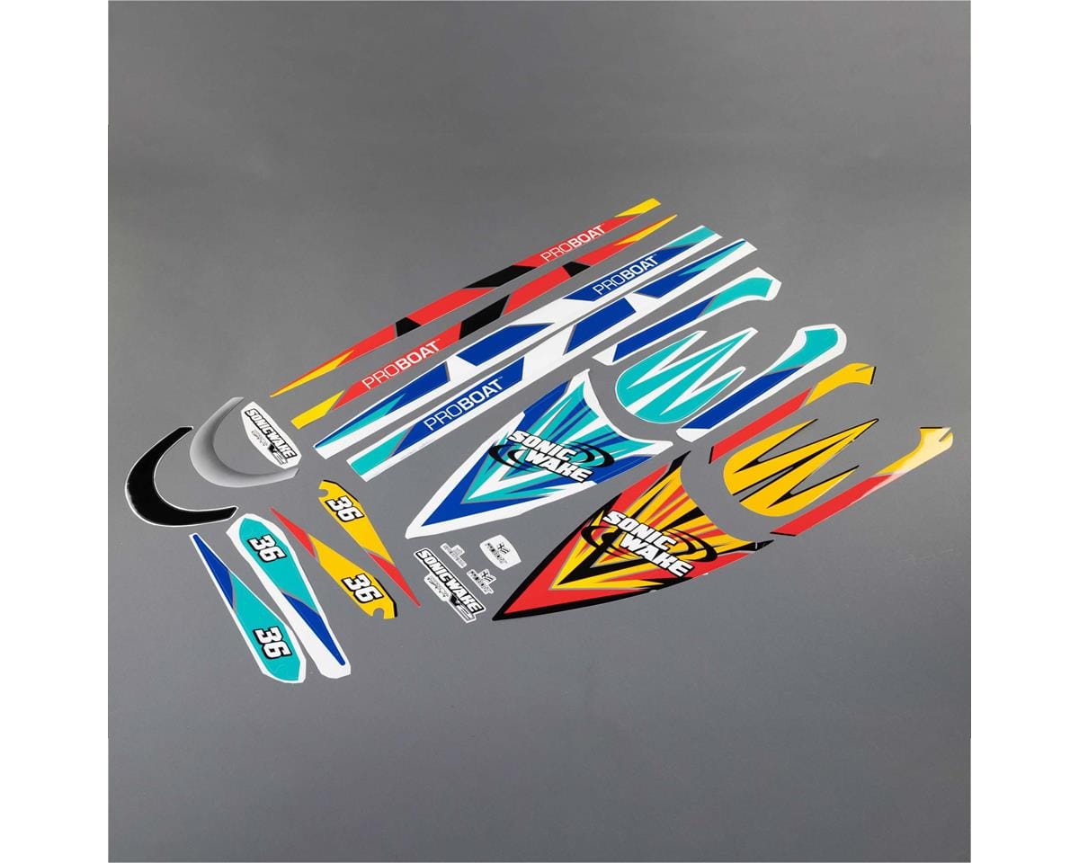Pro Boat Decal Set for Sonicwake 36 V2 - PRB289008
