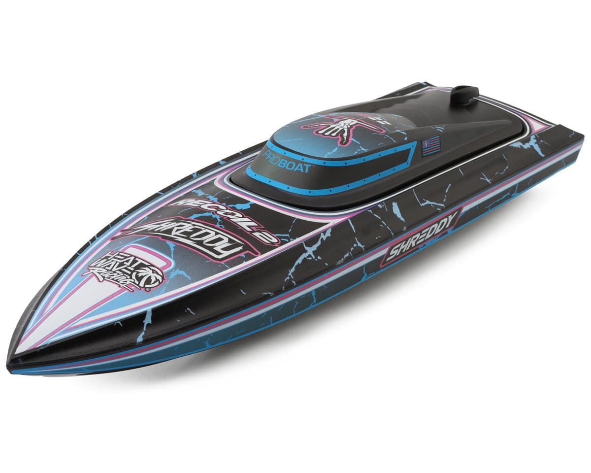 Pro Boat PRB-1150 Shreddy hull and canopy set for Recoil 2 18-inch RC boat