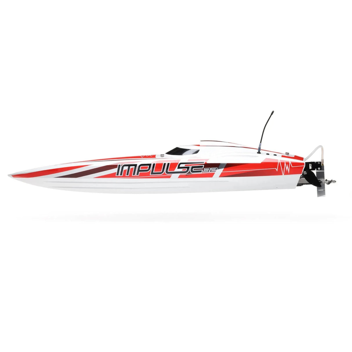 Pro Boat Impulse 32 RC Boat with Smart Technology RTR White / Red - Hobbytech Toys