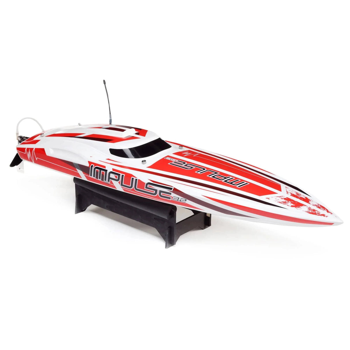 Pro Boat Impulse 32 RC Boat with Smart Technology RTR White / Red - Hobbytech Toys