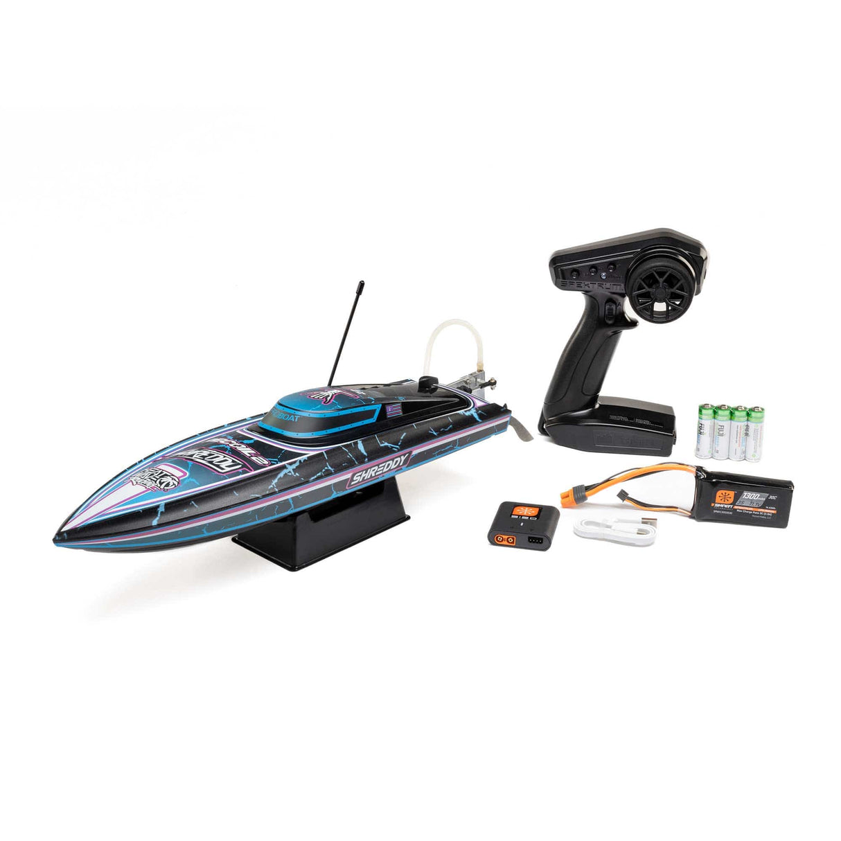 Pro Boat Recoil 2 18 inch Shreddy self-righting brushless RC boat PRB08053T1